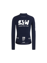 SYN Women's Pro Team APEX Thermal Langærmet Jersey 2.0 - Dark Blue - bagside
