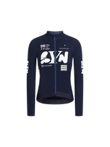 SYN Women's Pro Team APEX Thermal Langærmet Jersey 2.0 - Dark Blue - forside