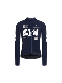 SYN Women's Pro Team APEX Thermal Langærmet Jersey 2.0 - Dark Blue - forside