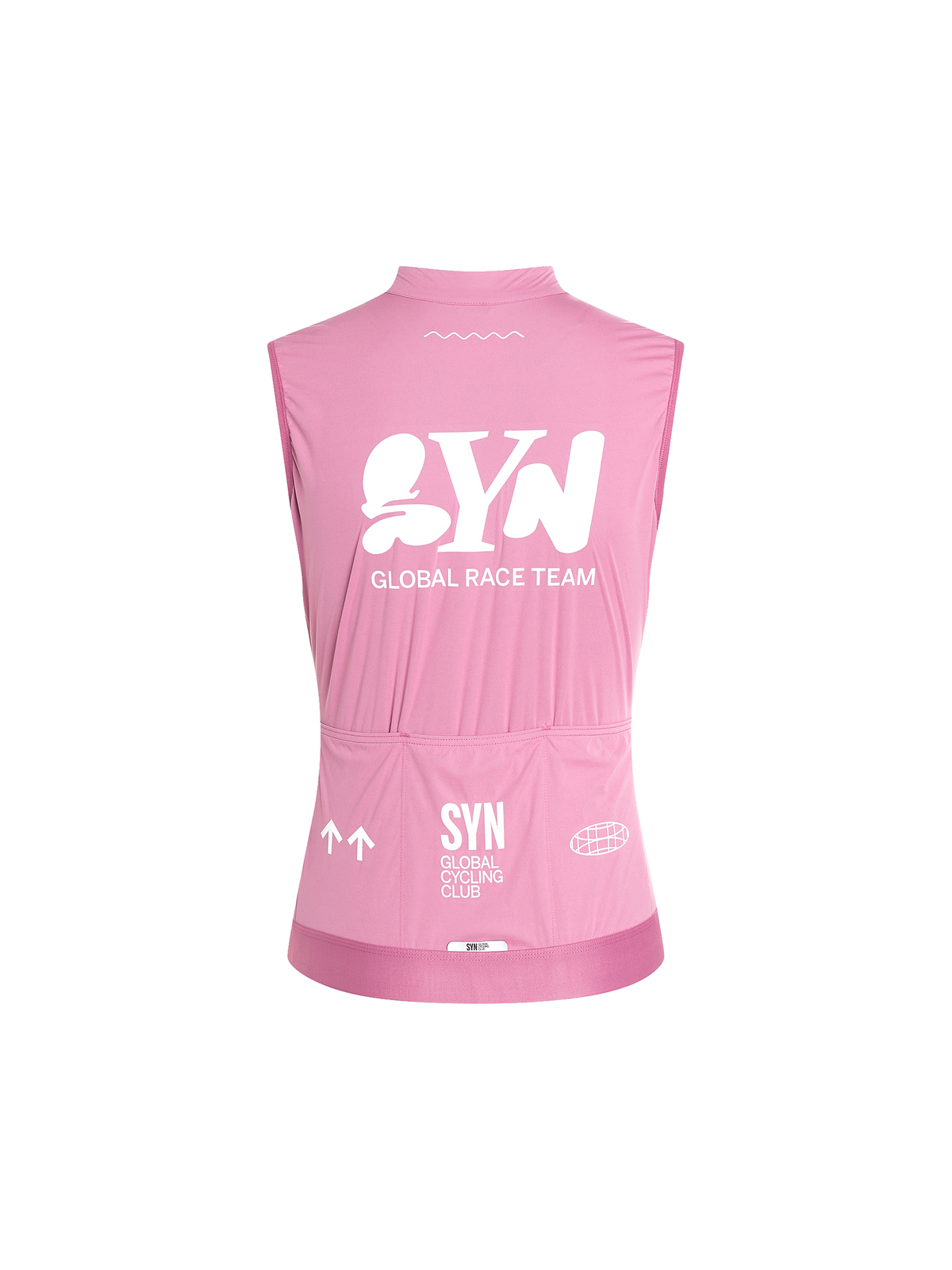 SYN Women's Pro Team APEX Club Vest 2.0 - Blush - bagside