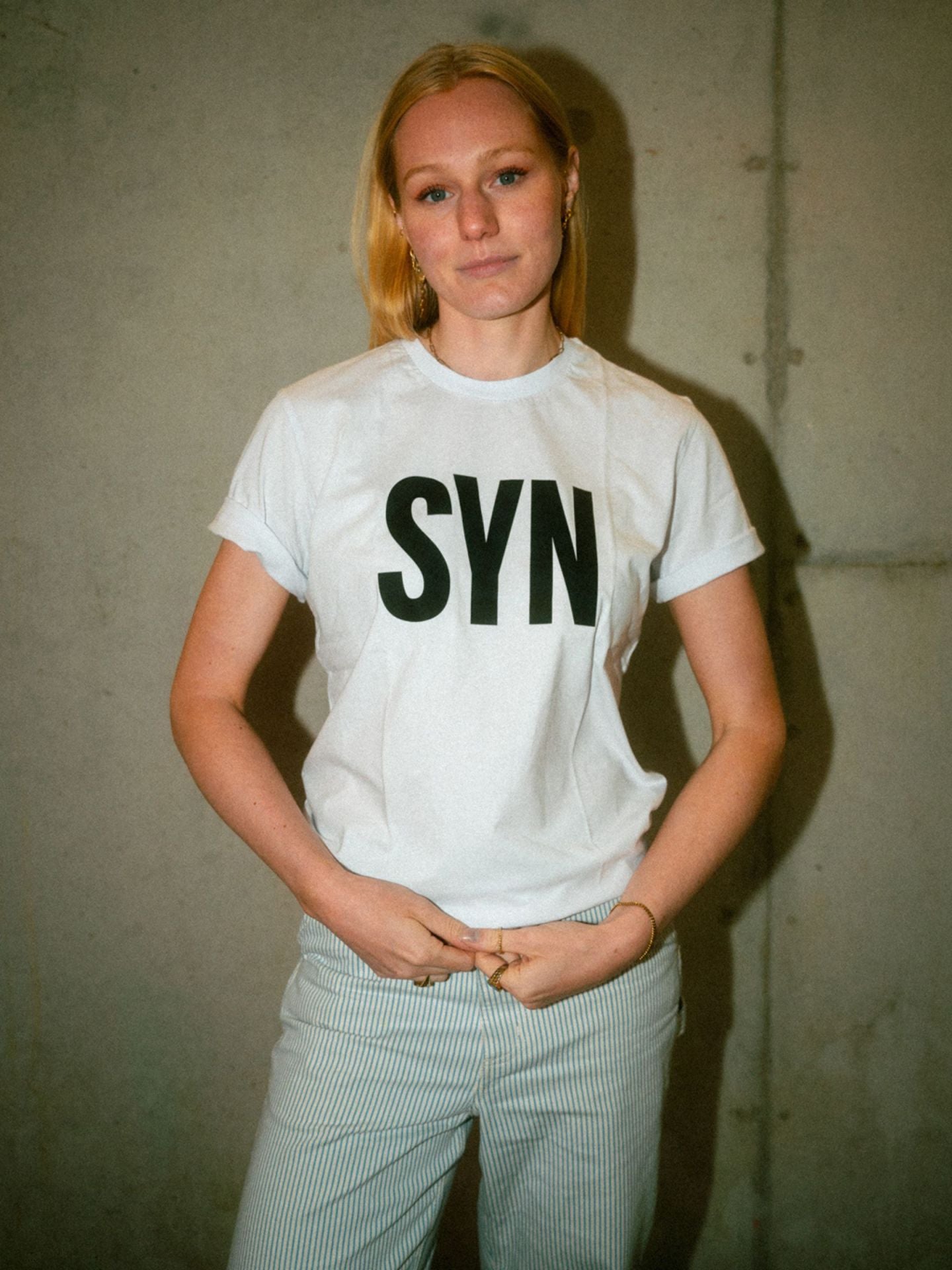SYN Unisex Cotton T-shirt - Hvid